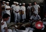 Image of wounded crewmen from USS Liberty Mediterranean Sea, 1967, second 39 stock footage video 65675068564