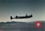 Standbild P-38 Lightning Flugzeuge United States USA, 1943, aus Sekunde 20 historischem Filmmaterial Videoclip 65675068572