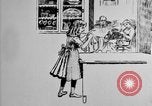 Standbild Sparsamkeit Briefmarken Cartoon United States USA, 1918, aus Sekunde 12 historischem Filmmaterial Videoclip 65675068603