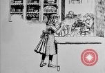 Standbild Sparsamkeit Briefmarken Cartoon United States USA, 1918, aus Sekunde 13 historischem Filmmaterial Videoclip 65675068603