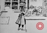 Standbild Sparsamkeit Briefmarken Cartoon United States USA, 1918, aus Sekunde 16 historischem Filmmaterial Videoclip 65675068603