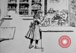 Standbild Sparsamkeit Briefmarken Cartoon United States USA, 1918, aus Sekunde 17 historischem Filmmaterial Videoclip 65675068603