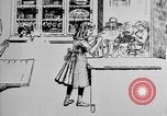 Standbild Sparsamkeit Briefmarken Cartoon United States USA, 1918, aus Sekunde 18 historischem Filmmaterial Videoclip 65675068603