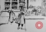 Standbild Sparsamkeit Briefmarken Cartoon United States USA, 1918, aus Sekunde 20 historischem Filmmaterial Videoclip 65675068603