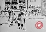 Standbild Sparsamkeit Briefmarken Cartoon United States USA, 1918, aus Sekunde 21 historischem Filmmaterial Videoclip 65675068603