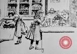 Standbild Sparsamkeit Briefmarken Cartoon United States USA, 1918, aus Sekunde 22 historischem Filmmaterial Videoclip 65675068603