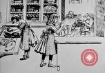 Standbild Sparsamkeit Briefmarken Cartoon United States USA, 1918, aus Sekunde 23 historischem Filmmaterial Videoclip 65675068603