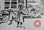 Standbild Sparsamkeit Briefmarken Cartoon United States USA, 1918, aus Sekunde 29 historischem Filmmaterial Videoclip 65675068603