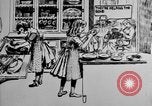 Standbild Sparsamkeit Briefmarken Cartoon United States USA, 1918, aus Sekunde 30 historischem Filmmaterial Videoclip 65675068603