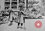 Standbild Sparsamkeit Briefmarken Cartoon United States USA, 1918, aus Sekunde 32 historischem Filmmaterial Videoclip 65675068603