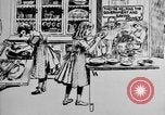Standbild Sparsamkeit Briefmarken Cartoon United States USA, 1918, aus Sekunde 34 historischem Filmmaterial Videoclip 65675068603