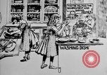 Standbild Sparsamkeit Briefmarken Cartoon United States USA, 1918, aus Sekunde 36 historischem Filmmaterial Videoclip 65675068603