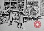 Standbild Sparsamkeit Briefmarken Cartoon United States USA, 1918, aus Sekunde 37 historischem Filmmaterial Videoclip 65675068603