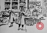 Standbild Sparsamkeit Briefmarken Cartoon United States USA, 1918, aus Sekunde 40 historischem Filmmaterial Videoclip 65675068603