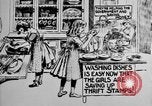 Standbild Sparsamkeit Briefmarken Cartoon United States USA, 1918, aus Sekunde 45 historischem Filmmaterial Videoclip 65675068603