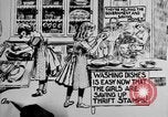 Standbild Sparsamkeit Briefmarken Cartoon United States USA, 1918, aus Sekunde 46 historischem Filmmaterial Videoclip 65675068603