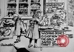 Standbild Sparsamkeit Briefmarken Cartoon United States USA, 1918, aus Sekunde 47 historischem Filmmaterial Videoclip 65675068603