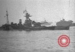 Image of USS Savannah CL 42 struck by German glider bomb Salerno Italy, 1943, second 13 stock footage video 65675068628
