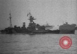 Image of USS Savannah CL 42 struck by German glider bomb Salerno Italy, 1943, second 14 stock footage video 65675068628