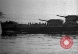 Image of USS Savannah CL 42 struck by German glider bomb Salerno Italy, 1943, second 22 stock footage video 65675068628