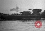 Image of USS Savannah CL 42 struck by German glider bomb Salerno Italy, 1943, second 25 stock footage video 65675068628