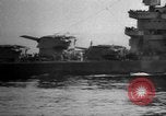 Image of USS Savannah CL 42 struck by German glider bomb Salerno Italy, 1943, second 36 stock footage video 65675068628