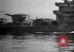 Image of USS Savannah CL 42 struck by German glider bomb Salerno Italy, 1943, second 40 stock footage video 65675068628