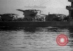 Image of USS Savannah CL 42 struck by German glider bomb Salerno Italy, 1943, second 42 stock footage video 65675068628