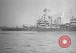 Image of USS Savannah CL 42 struck by German glider bomb Salerno Italy, 1943, second 48 stock footage video 65675068628