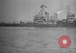 Image of USS Savannah CL 42 struck by German glider bomb Salerno Italy, 1943, second 50 stock footage video 65675068628