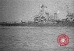 Image of USS Savannah CL 42 struck by German glider bomb Salerno Italy, 1943, second 51 stock footage video 65675068628