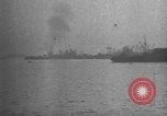 Image of USS Savannah CL 42 struck by German glider bomb Salerno Italy, 1943, second 54 stock footage video 65675068628