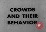Image of college student 1960's crowd behavior United States USA, 1953, second 3 stock footage video 65675068644
