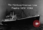 Immagine di Navi della Hamburg-American steamship line Oceano atlantico, 1931, secondo 47 filmato di repertorio 65675068685