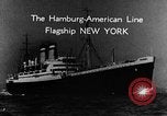 Immagine di Navi della Hamburg-American steamship line Oceano atlantico, 1931, secondo 48 filmato di repertorio 65675068685
