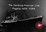 Immagine di Navi della Hamburg-American steamship line Oceano atlantico, 1931, secondo 51 filmato di repertorio 65675068685