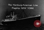 Immagine di Navi della Hamburg-American steamship line Oceano atlantico, 1931, secondo 52 filmato di repertorio 65675068685