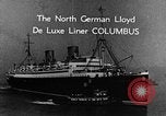 Immagine di Navi della Hamburg-American steamship line Oceano atlantico, 1931, secondo 55 filmato di repertorio 65675068685