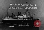 Immagine di Navi della Hamburg-American steamship line Oceano atlantico, 1931, secondo 56 filmato di repertorio 65675068685