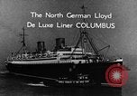 Immagine di Navi della Hamburg-American steamship line Oceano atlantico, 1931, secondo 57 filmato di repertorio 65675068685