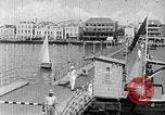 Standbild Passagier steamship Anreise Willemstad Curacao, 1936, aus Sekunde 12 historischem Filmmaterial Videoclip 65675068691