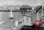 Standbild Passagier steamship Anreise Willemstad Curacao, 1936, aus Sekunde 15 historischem Filmmaterial Videoclip 65675068691