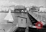 Standbild Passagier steamship Anreise Willemstad Curacao, 1936, aus Sekunde 28 historischem Filmmaterial Videoclip 65675068691