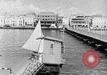 Standbild Passagier steamship Anreise Willemstad Curacao, 1936, aus Sekunde 35 historischem Filmmaterial Videoclip 65675068691