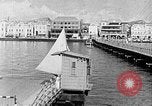 Standbild Passagier steamship Anreise Willemstad Curacao, 1936, aus Sekunde 37 historischem Filmmaterial Videoclip 65675068691