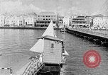 Standbild Passagier steamship Anreise Willemstad Curacao, 1936, aus Sekunde 39 historischem Filmmaterial Videoclip 65675068691