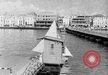 Standbild Passagier steamship Anreise Willemstad Curacao, 1936, aus Sekunde 40 historischem Filmmaterial Videoclip 65675068691
