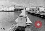 Standbild Passagier steamship Anreise Willemstad Curacao, 1936, aus Sekunde 41 historischem Filmmaterial Videoclip 65675068691