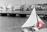 Standbild Passagier steamship Anreise Willemstad Curacao, 1936, aus Sekunde 44 historischem Filmmaterial Videoclip 65675068691