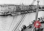 Standbild Passagier steamship Anreise Willemstad Curacao, 1936, aus Sekunde 50 historischem Filmmaterial Videoclip 65675068691